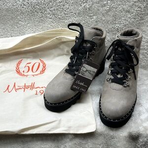 Montelliana 1965 Bluma Lace up Boots Ash Grey Size 36 EU 5.5 US